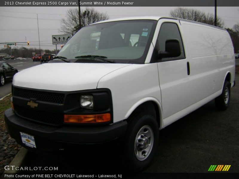 Summit White / Medium Pewter 2013 Chevrolet Express 2500 Cargo Van