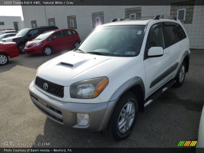 Natural White / Gray 2003 Toyota RAV4 4WD