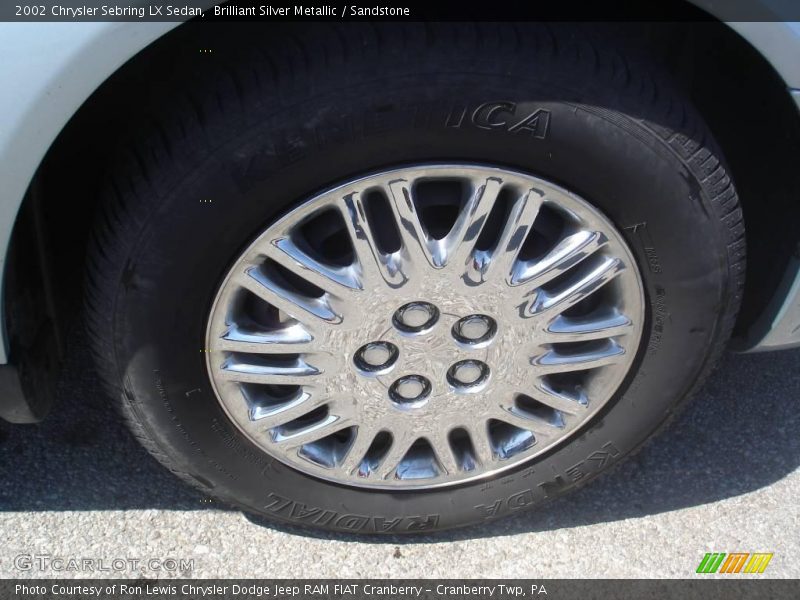 Brilliant Silver Metallic / Sandstone 2002 Chrysler Sebring LX Sedan