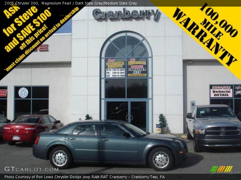Magnesium Pearl / Dark Slate Gray/Medium Slate Gray 2005 Chrysler 300