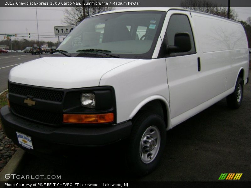 Summit White / Medium Pewter 2013 Chevrolet Express 1500 Cargo Van