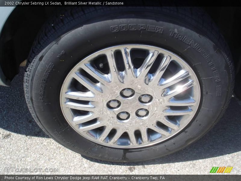 Brilliant Silver Metallic / Sandstone 2002 Chrysler Sebring LX Sedan