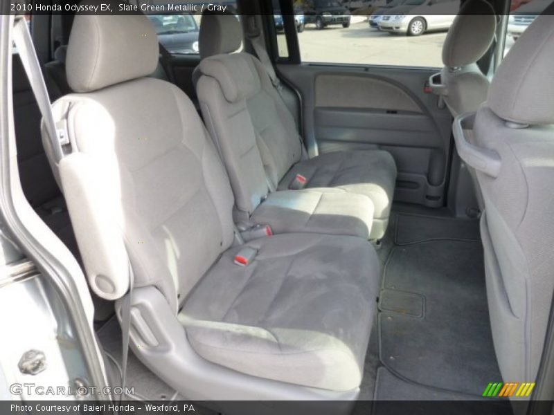Slate Green Metallic / Gray 2010 Honda Odyssey EX