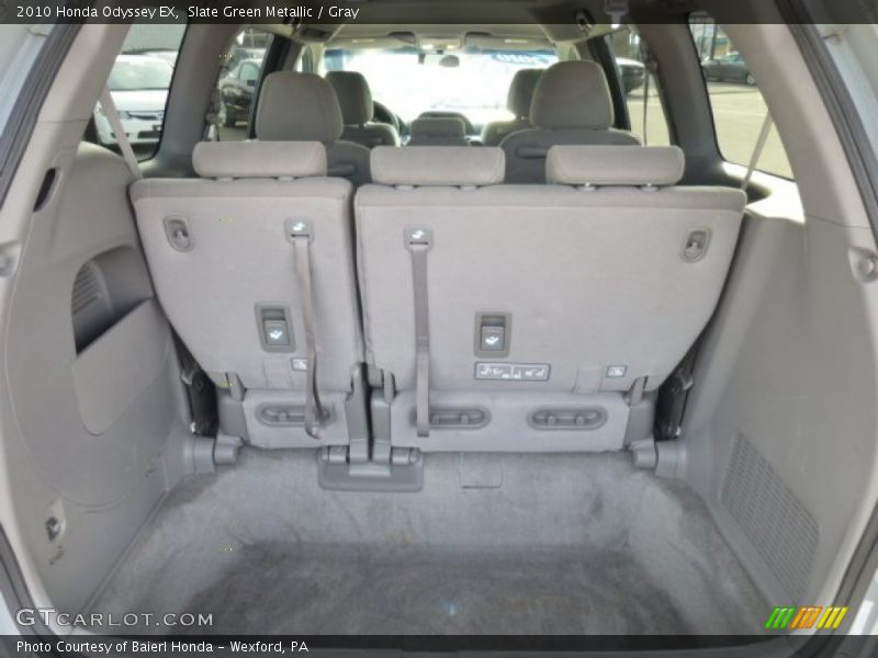 Slate Green Metallic / Gray 2010 Honda Odyssey EX