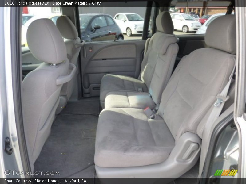 Slate Green Metallic / Gray 2010 Honda Odyssey EX