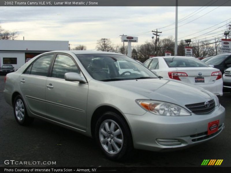 Lunar Mist Metallic / Stone 2002 Toyota Camry XLE V6