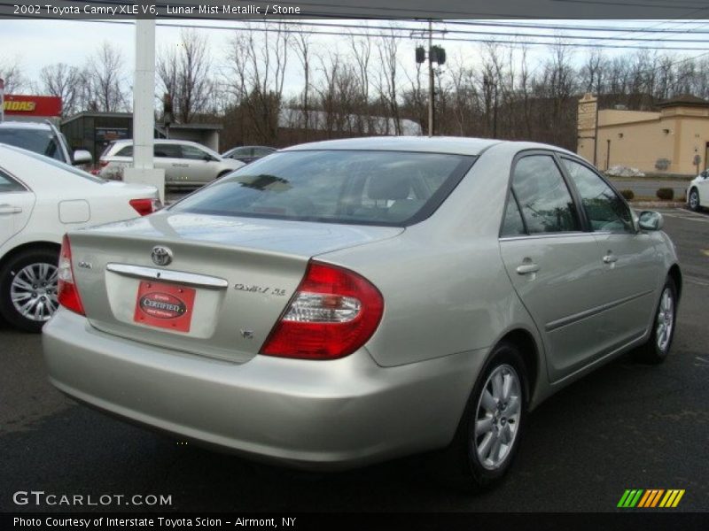 Lunar Mist Metallic / Stone 2002 Toyota Camry XLE V6