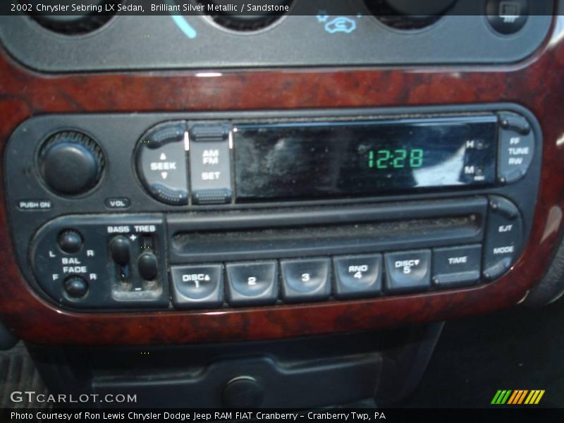 Brilliant Silver Metallic / Sandstone 2002 Chrysler Sebring LX Sedan