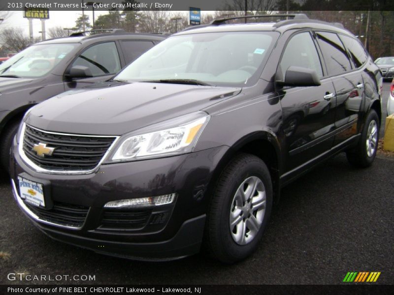 Cyber Gray Metallic / Ebony 2013 Chevrolet Traverse LS