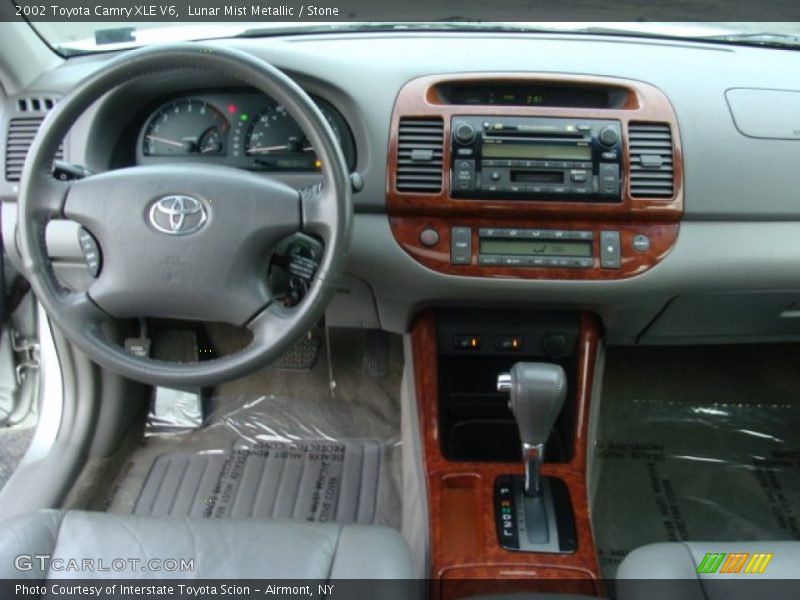 Lunar Mist Metallic / Stone 2002 Toyota Camry XLE V6