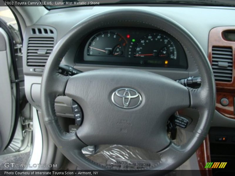 Lunar Mist Metallic / Stone 2002 Toyota Camry XLE V6