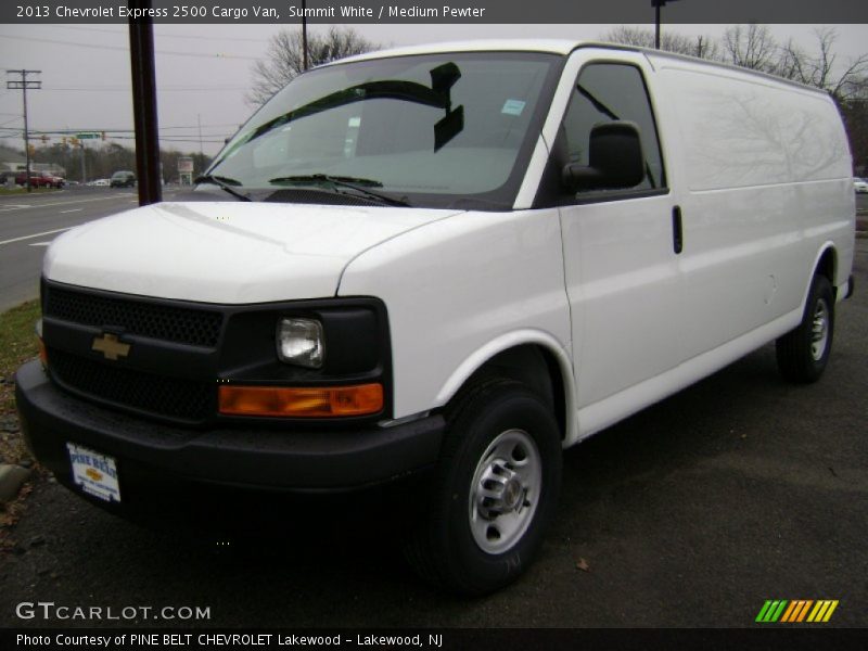 Summit White / Medium Pewter 2013 Chevrolet Express 2500 Cargo Van