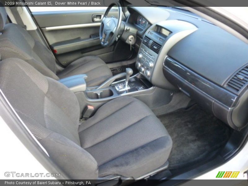 Dover White Pearl / Black 2009 Mitsubishi Galant ES
