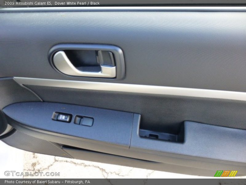 Dover White Pearl / Black 2009 Mitsubishi Galant ES