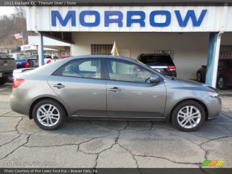 Titanium Silver / Stone 2011 Kia Forte EX