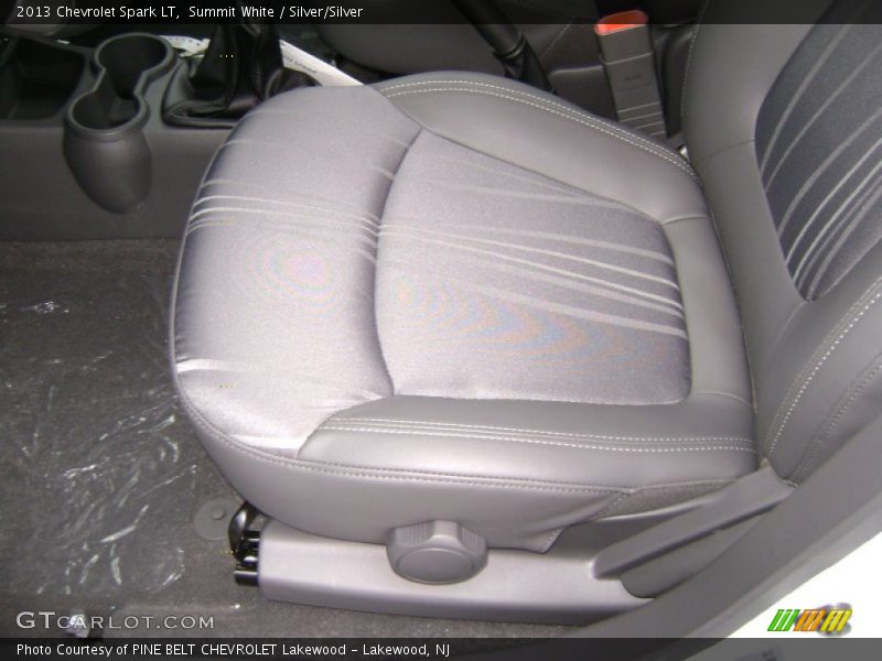 Summit White / Silver/Silver 2013 Chevrolet Spark LT