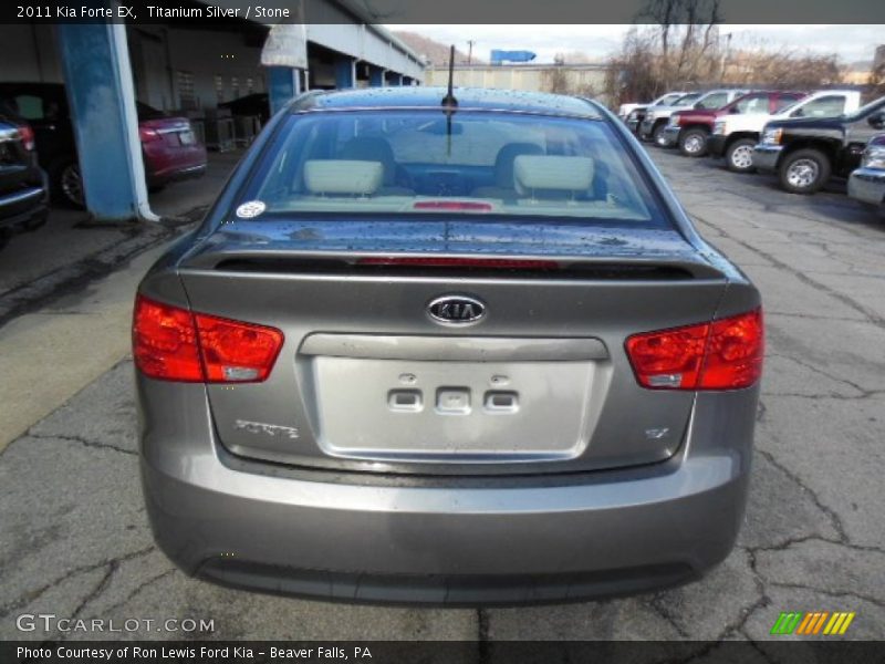 Titanium Silver / Stone 2011 Kia Forte EX