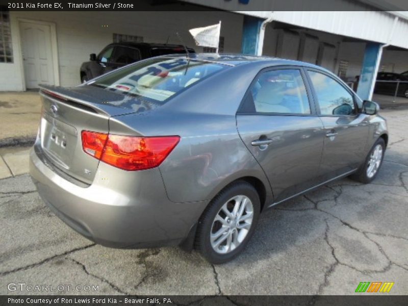 Titanium Silver / Stone 2011 Kia Forte EX