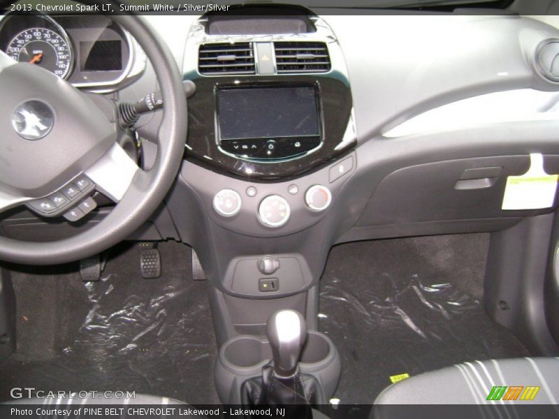 Summit White / Silver/Silver 2013 Chevrolet Spark LT