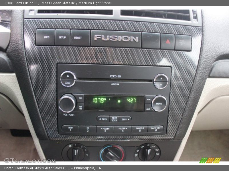 Controls of 2008 Fusion SE
