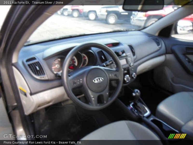 Titanium Silver / Stone 2011 Kia Forte EX