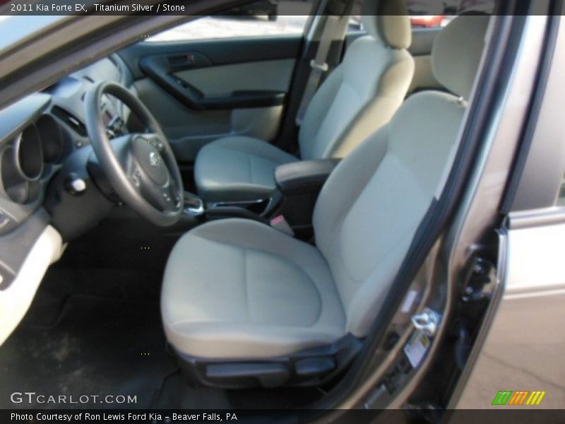 Titanium Silver / Stone 2011 Kia Forte EX