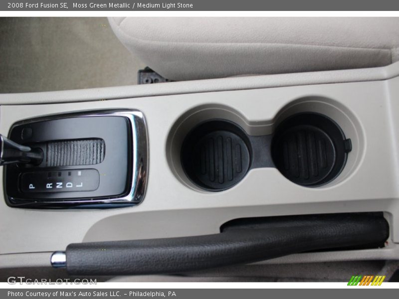 Moss Green Metallic / Medium Light Stone 2008 Ford Fusion SE