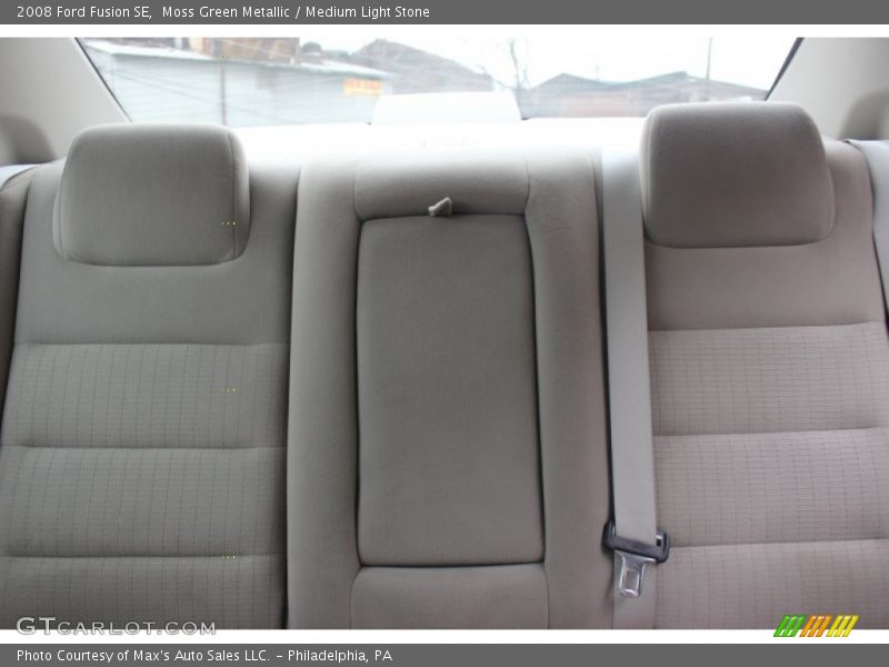 Moss Green Metallic / Medium Light Stone 2008 Ford Fusion SE