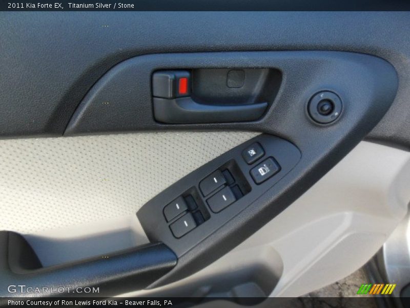 Titanium Silver / Stone 2011 Kia Forte EX