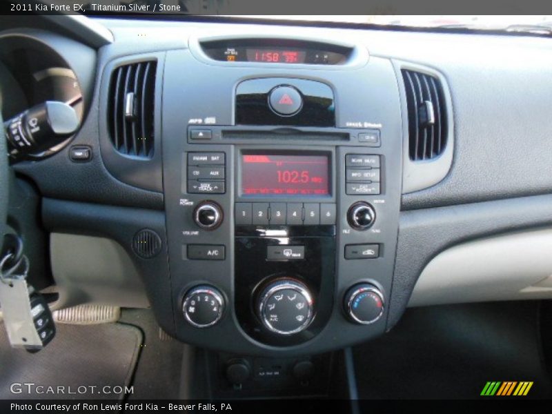 Titanium Silver / Stone 2011 Kia Forte EX