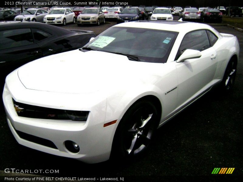 Front 3/4 View of 2013 Camaro LT/RS Coupe