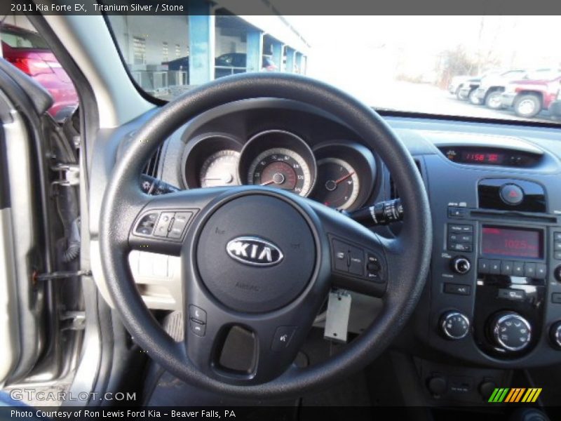 Titanium Silver / Stone 2011 Kia Forte EX