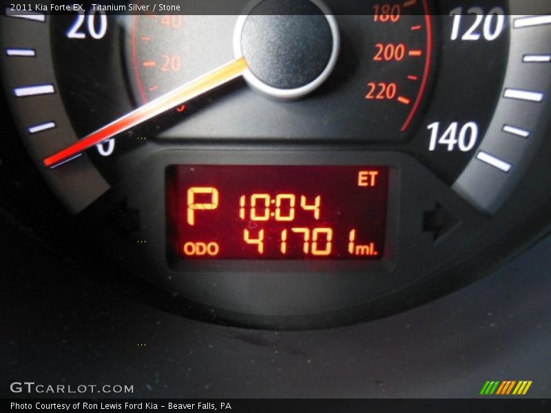 Titanium Silver / Stone 2011 Kia Forte EX