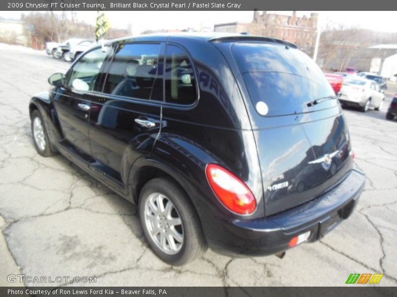 Brilliant Black Crystal Pearl / Pastel Slate Gray 2009 Chrysler PT Cruiser Touring