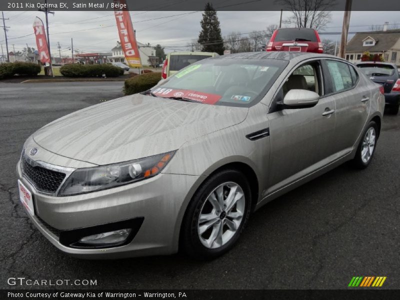 Satin Metal / Beige 2011 Kia Optima EX