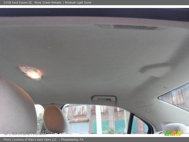 Moss Green Metallic / Medium Light Stone 2008 Ford Fusion SE