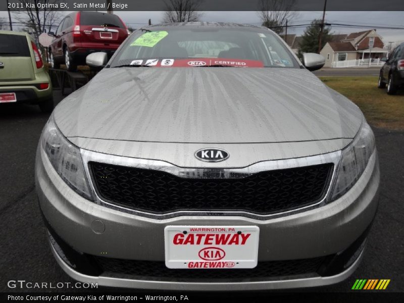 Satin Metal / Beige 2011 Kia Optima EX