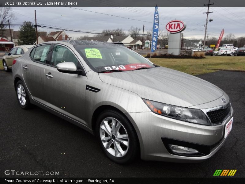 Satin Metal / Beige 2011 Kia Optima EX