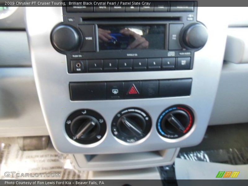 Brilliant Black Crystal Pearl / Pastel Slate Gray 2009 Chrysler PT Cruiser Touring