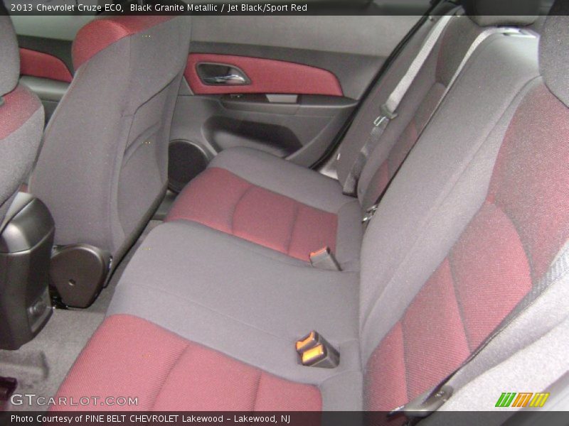 Black Granite Metallic / Jet Black/Sport Red 2013 Chevrolet Cruze ECO