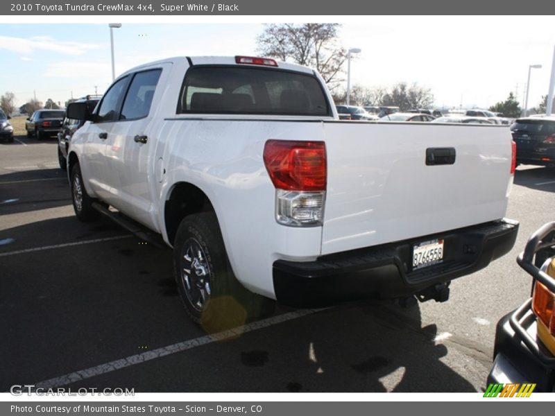 Super White / Black 2010 Toyota Tundra CrewMax 4x4