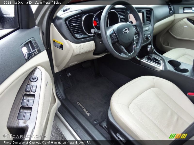 Satin Metal / Beige 2011 Kia Optima EX