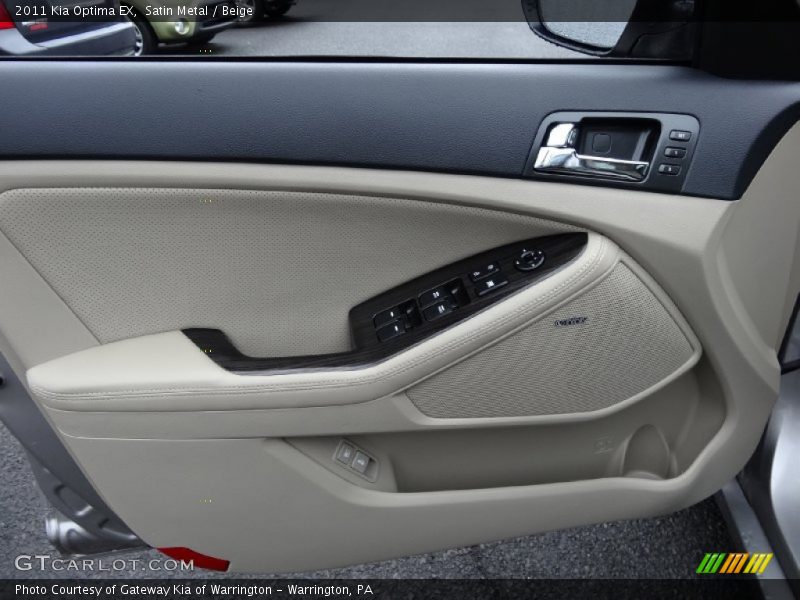 Satin Metal / Beige 2011 Kia Optima EX