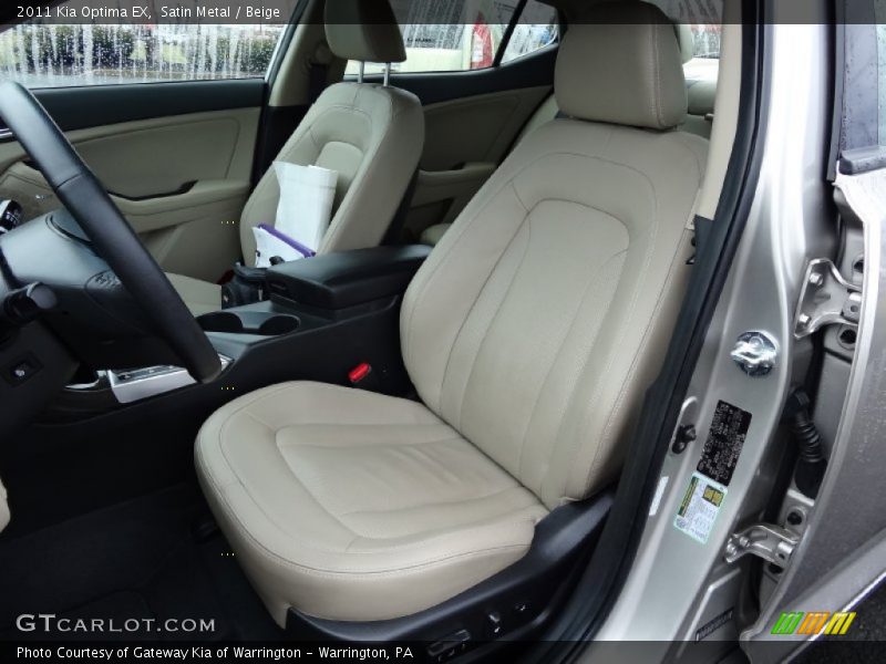 Satin Metal / Beige 2011 Kia Optima EX