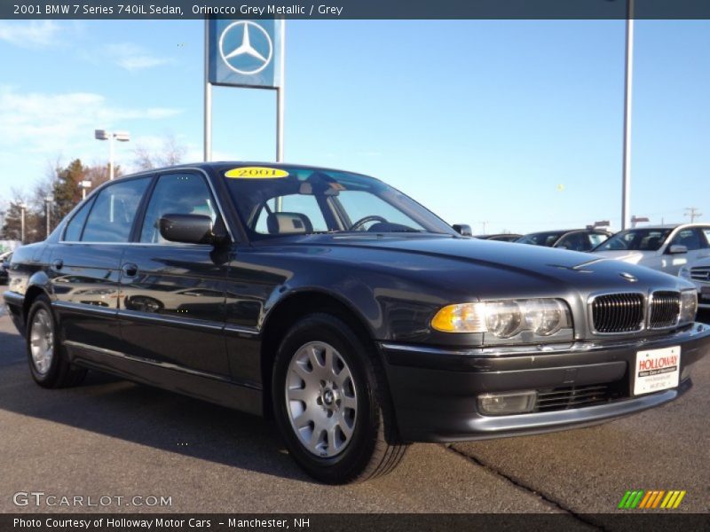 Orinocco Grey Metallic / Grey 2001 BMW 7 Series 740iL Sedan