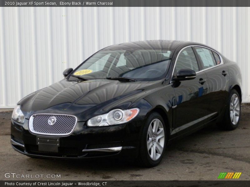 Ebony Black / Warm Charcoal 2010 Jaguar XF Sport Sedan