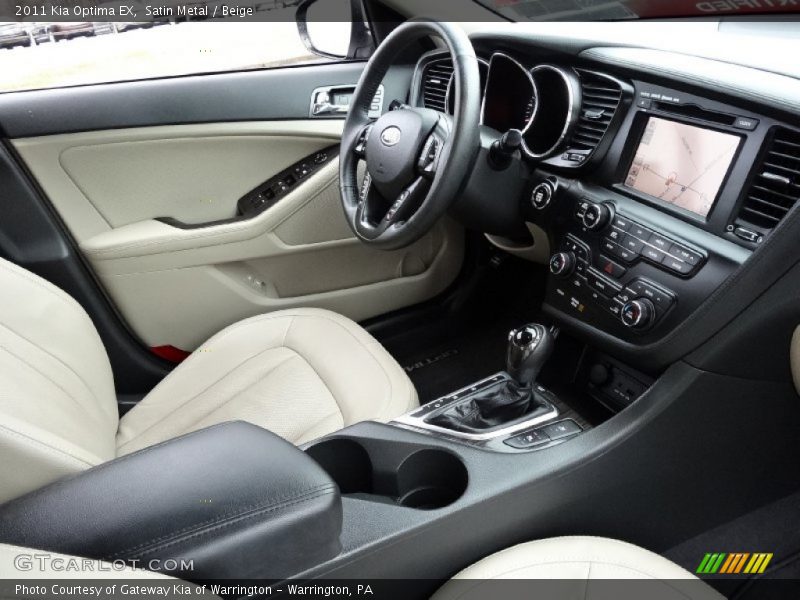 Satin Metal / Beige 2011 Kia Optima EX