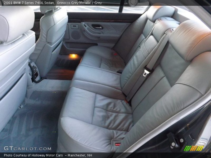 Rear Seat of 2001 7 Series 740iL Sedan