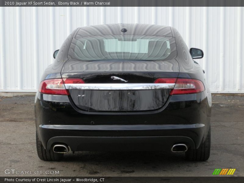 Ebony Black / Warm Charcoal 2010 Jaguar XF Sport Sedan