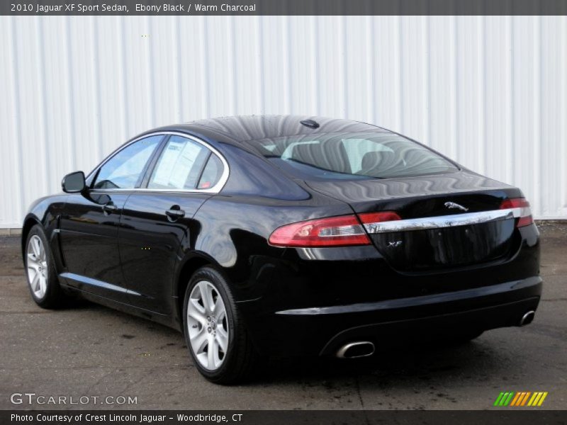 Ebony Black / Warm Charcoal 2010 Jaguar XF Sport Sedan